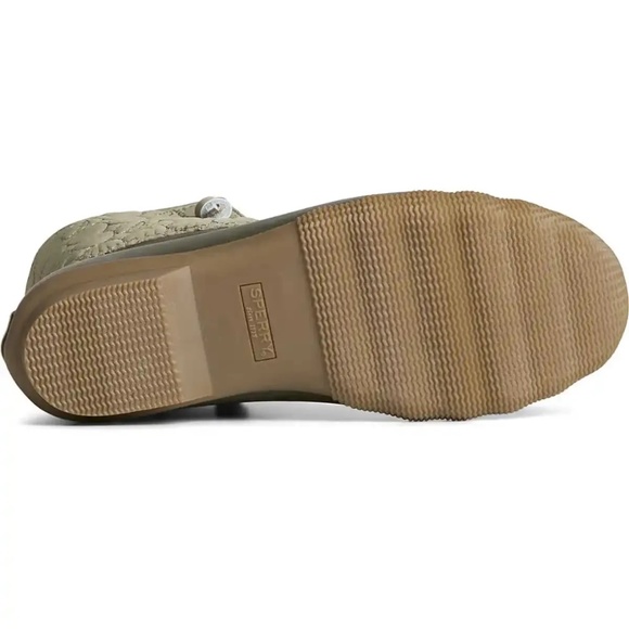 Sperry Women's Saltwater Circle Nylon Duck Boot - Olive Size: 10W New in Box - Picture 5 of 6